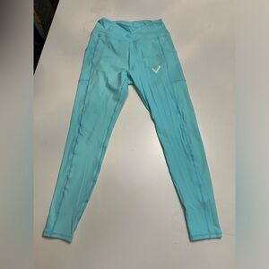 Violate the dress code leggings aqua medium